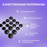Кнопки нержавеющие Омега 12,5мм с пластиковой шляпкой 12,5мм черные