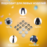 Кнопки нержавеющие Омега15мм с пластиковой шляпкой 15мм