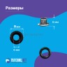Люверсы нержавеющие, 4 мм (№2) черный оксид, 30шт