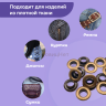 Люверсы нержавеющие, 12 мм, медный антик, 30шт