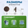 Пуговицы для джинс 14 мм, антик, 20 шт