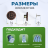 Пуговицы для джинс 14 мм, антик, 20 шт