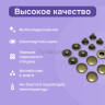 Кнопки для одежды Альфа 15 мм нержавеющие, золото, 720 шт