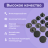 Кнопки Альфа 15 мм стальные 50шт, черный никель