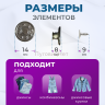 Пуговицы для джинс 14 мм, черный никель , 20 шт