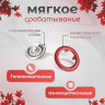 Кнопки рубашечные 9,5мм YKK, красный  ,30 шт
