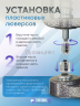 ЛюверсыЛюверсы пластиковые прозрачные, 8 мм, 50шт