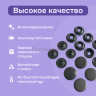 Кнопки для одежды Омега 15мм стальные, черный оксид 50шт