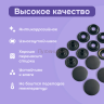 2-Ozon Кнопки Омега 61, 15мм, 720 штук, нержавеющие, черный оксид