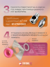 Люверсы пластиковые розовые, 8 мм, 50шт