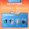 2-Ozon Набор нержавеющих кнопок Альфа 15мм 80шт + насадка