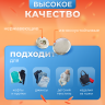 Набор нержавеющих кнопок Альфа 15мм 80шт + насадка