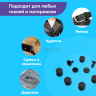 Хольнитены односторонние нержавеющие черный оксид, 7мм 30 штук