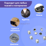 Хольнитены односторонние нержавеющие никель, 6мм 30 штук