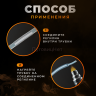 Термоусадочная трубка для регилина универсальная 7мм х 50см