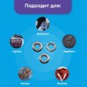 Люверсы нержавеющие, 8 мм, серебристый никель, 30шт