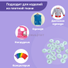 Пластиковые кнопки для одежды 10 мм (Т3) белые 30шт