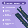 2-Ozon Молния джинсовая синяя неразъемная антик, Т5 - 18см, 2 шт